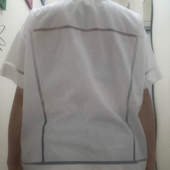COS Cropped Cotton T-shirt -White -Size M - Picture 3 of 7